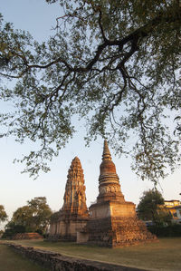 Low angle view of a temple