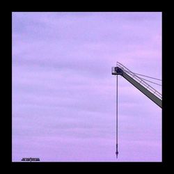 Low angle view of windmill