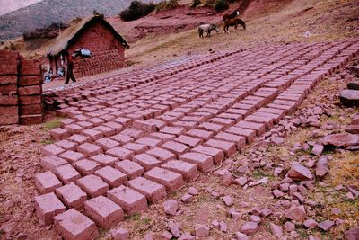 Making of bricks