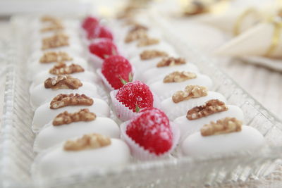 Close-up of sweet food