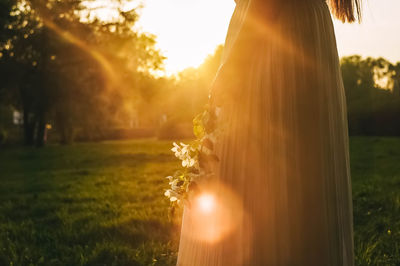 Scenic view of sunset