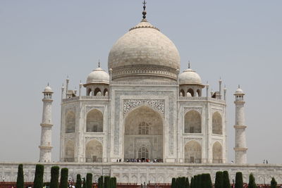 View of historical building against clear sky