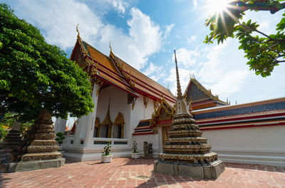 Traditional building against sky