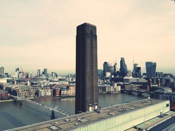 Skyscrapers in a city