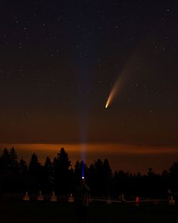 Neowise komet über der rhön