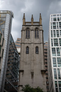 Low angle view of building against sky
