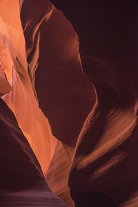 Full frame shot of rock formations