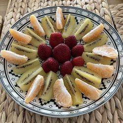 High angle view of breakfast in bowl