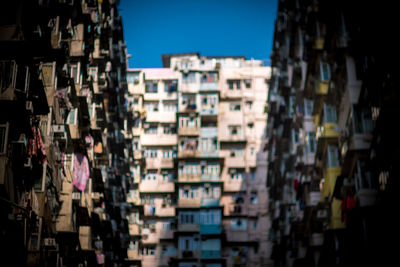 Residential buildings against sky