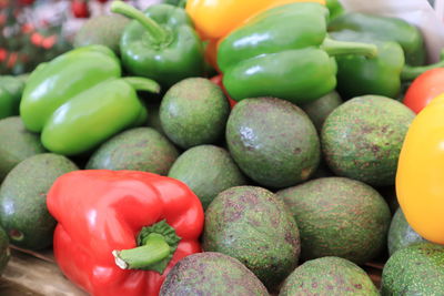 Close-up of fruits for sale in market