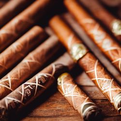 Close up of cigars 