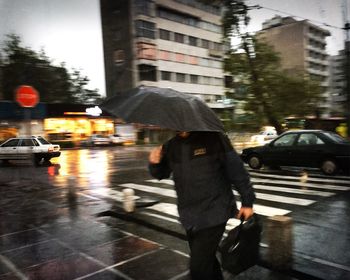 People on city street