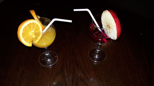 Close-up of drink on table