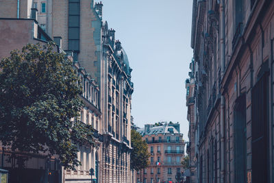 Low angle view of buildings against sky