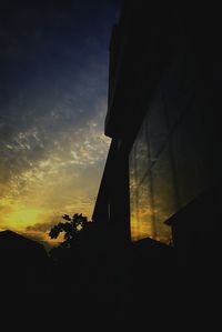 Low angle view of buildings against sky