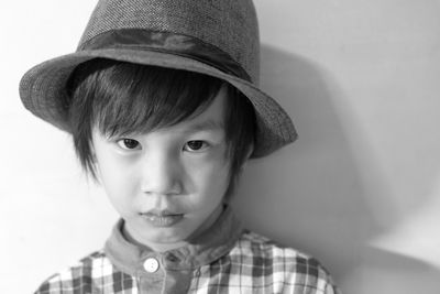 Close-up portrait of boy