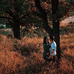 Couple in park