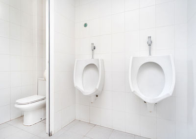 View of white bathroom