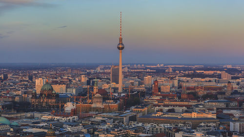 View of cityscape against sky