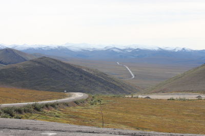 Scenic view of landscape against sky