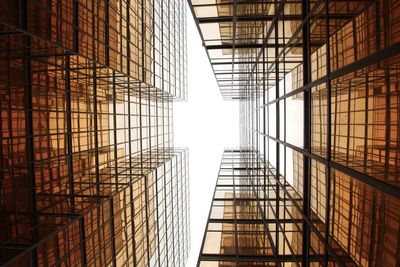 Low angle view of skylight