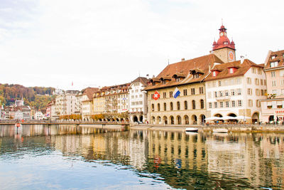 Lucerne across the water