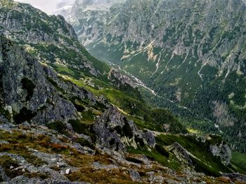 Scenic view of valley