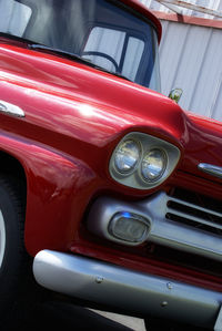 Close-up of vintage car