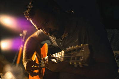 Man playing guitar