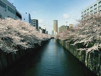 Panoramic view of buildings against sky