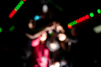 Close-up of multi colored lights
