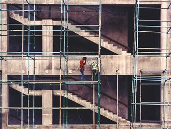 Man working at construction site