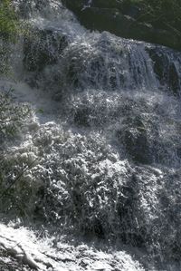 River flowing through rocks