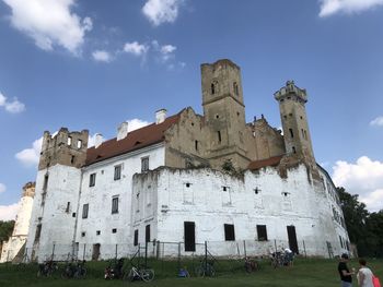 Low angle view of historical building against sky