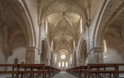 Interior of church