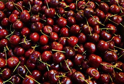 Full frame shot of strawberries