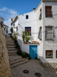 Alley amidst buildings in town