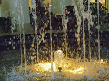 Man standing in water
