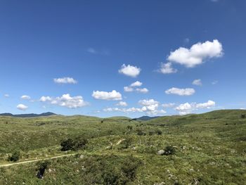 Scenic view of landscape against sky