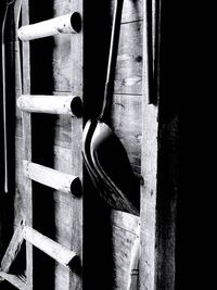 Close-up of pipes on wall