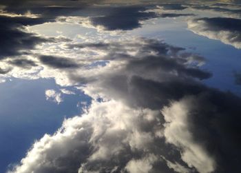 Low angle view of clouds in sky