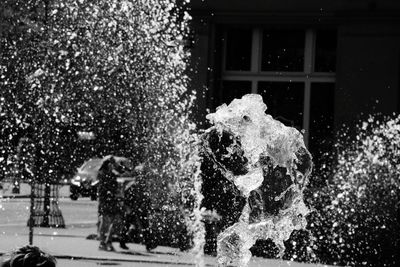 Built structure in water