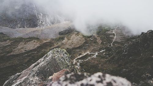 Aerial view of mountain