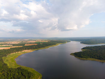 Scenic view of landscape against sky