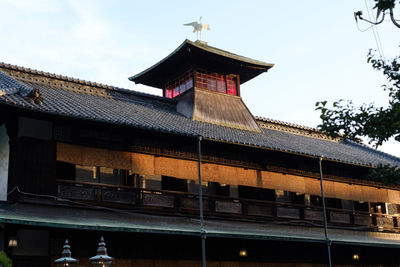 Low angle view of temple