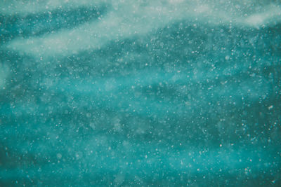 Full frame shot of raindrops on window