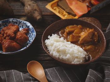 Close-up of food in plate