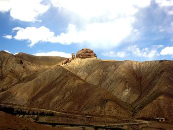 Dramatic sky over mountain