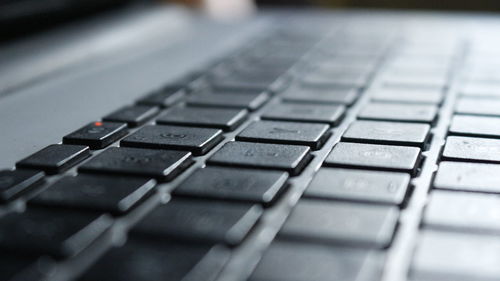 Close-up of computer keyboard