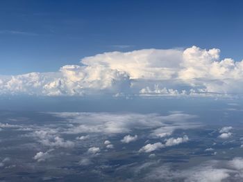Low angle view of clouds in sky